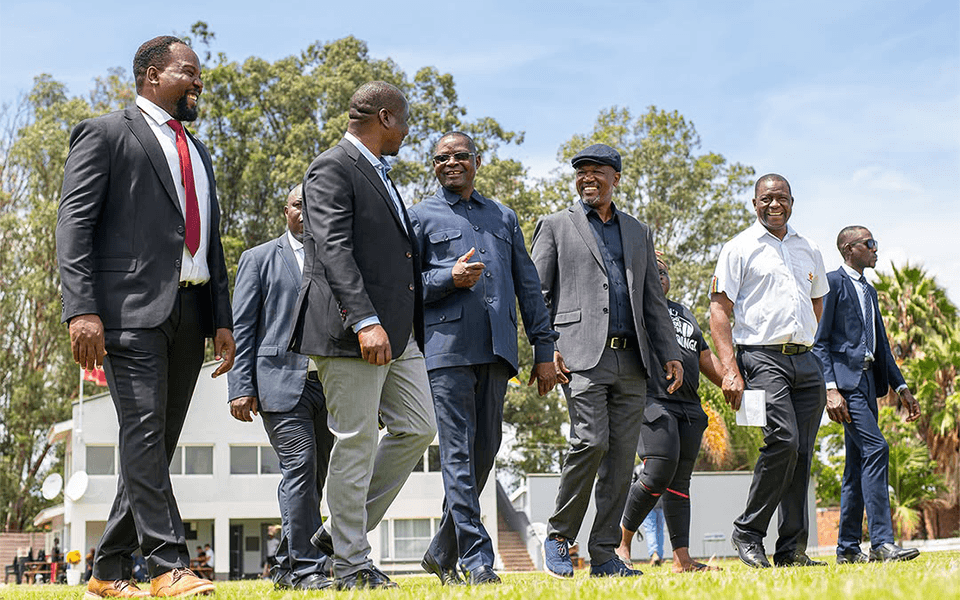 Takashinga Facility Charms Sports Minister